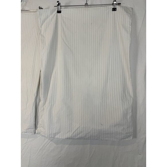 Brooklinen Standard Pillowcase Set Pair 2 Pillow Cover Case Black White Striped - Picture 2 of 6